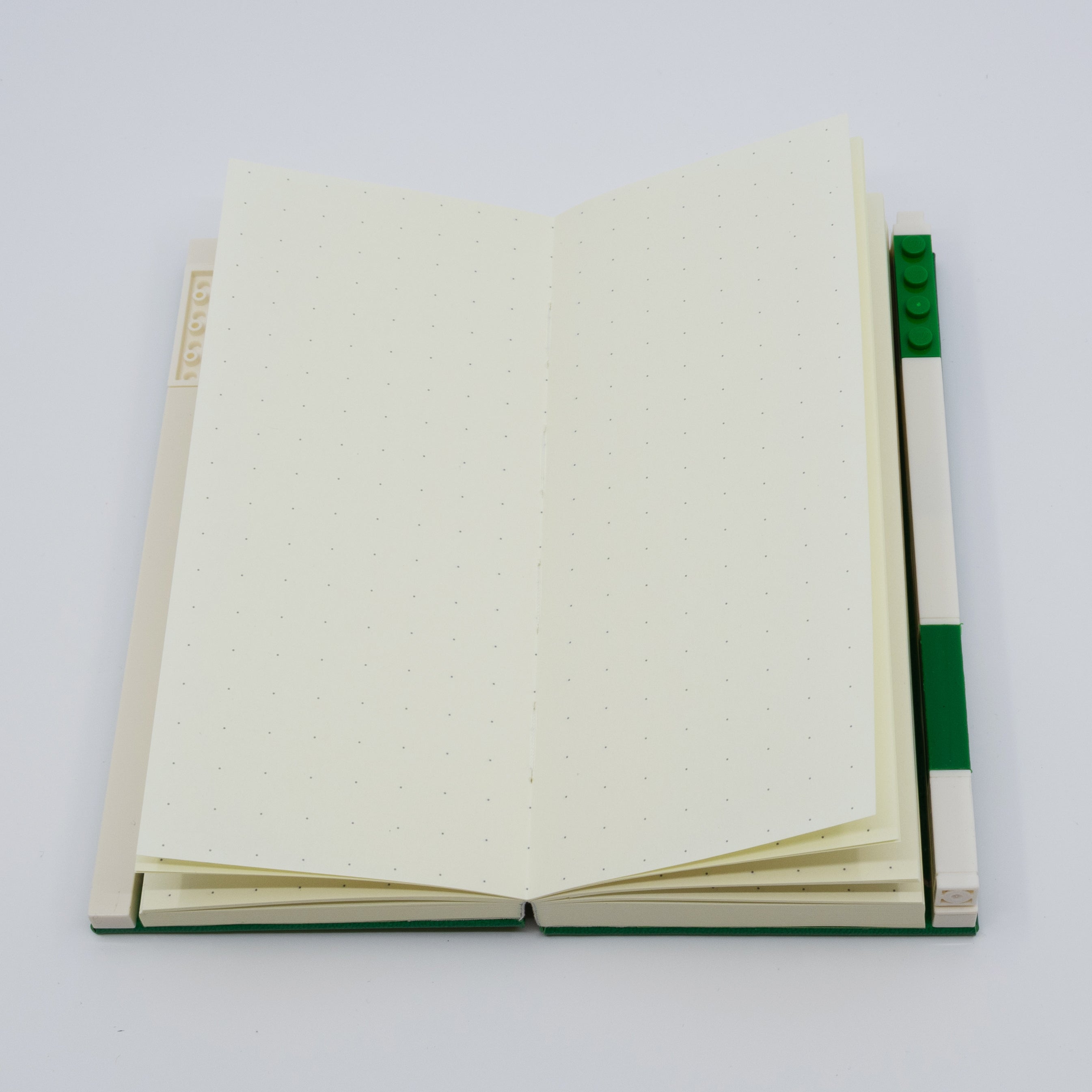LEGO 1x2 ICONIC LOCKING NOTEBOOK WITH GEL PEN - GREEN