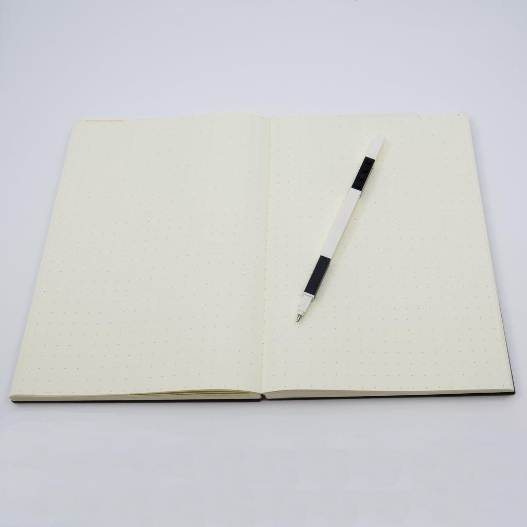 LEGO 2x3 ICONIC LOCKING NOTEBOOK WITH GEL PEN - BLACK