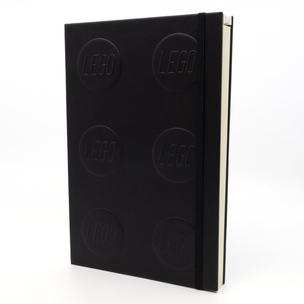 LEGO 2x3 ICONIC LOCKING NOTEBOOK WITH GEL PEN - BLACK