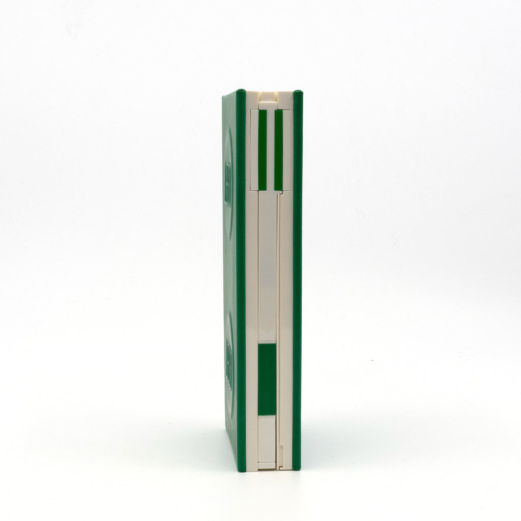 LEGO 1x2 ICONIC LOCKING NOTEBOOK WITH GEL PEN - GREEN