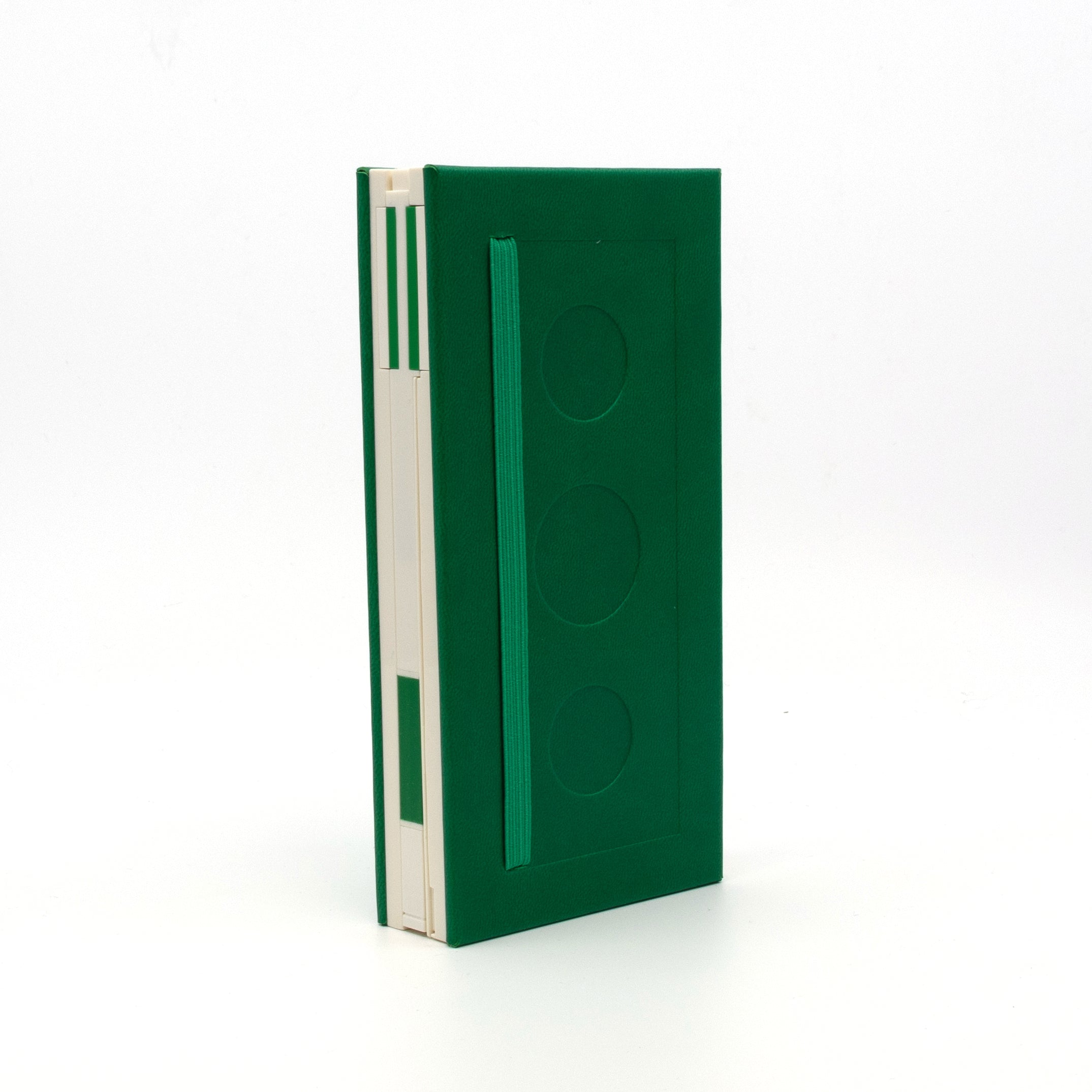 LEGO 1x2 ICONIC LOCKING NOTEBOOK WITH GEL PEN - GREEN