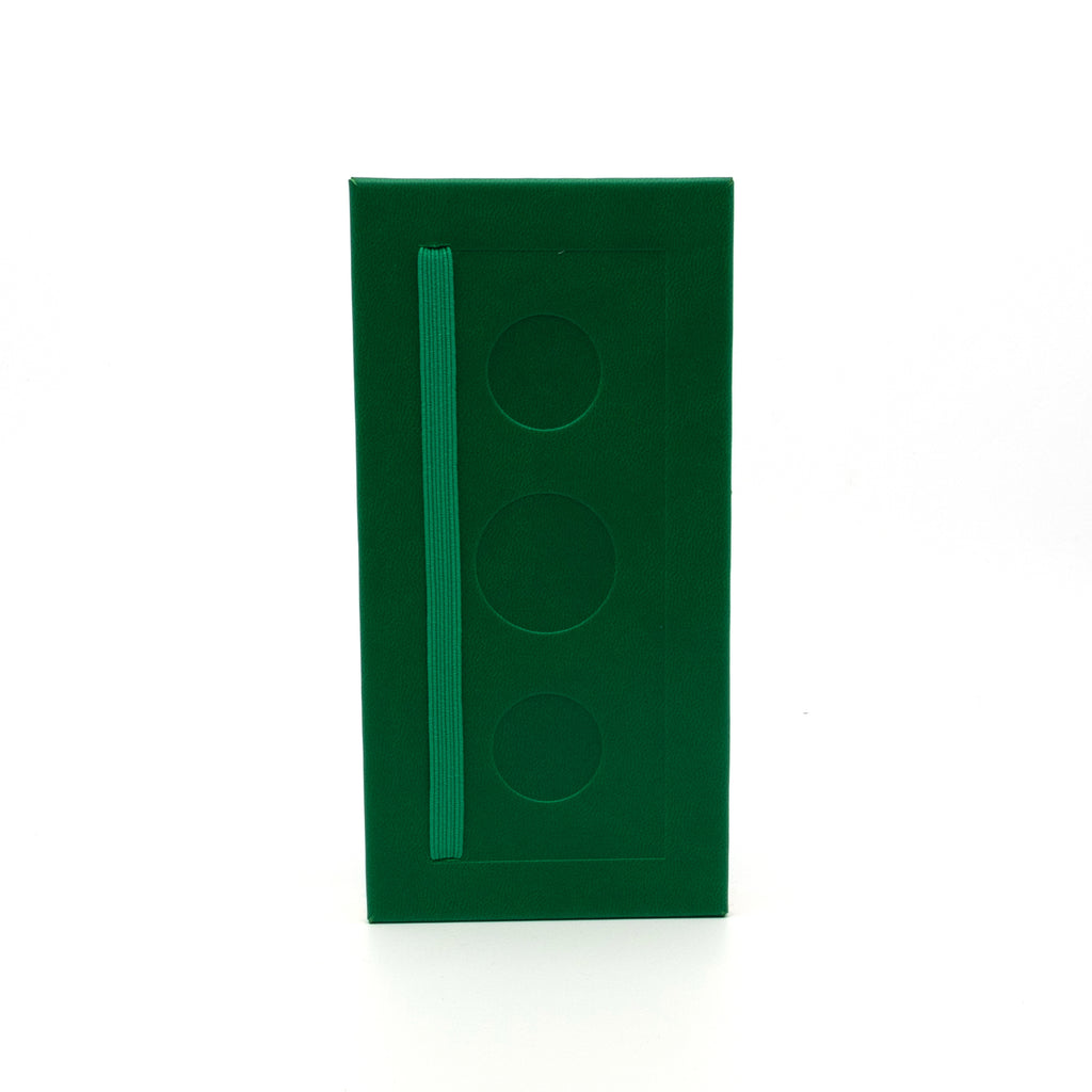 LEGO 1x2 ICONIC LOCKING NOTEBOOK WITH GEL PEN - GREEN