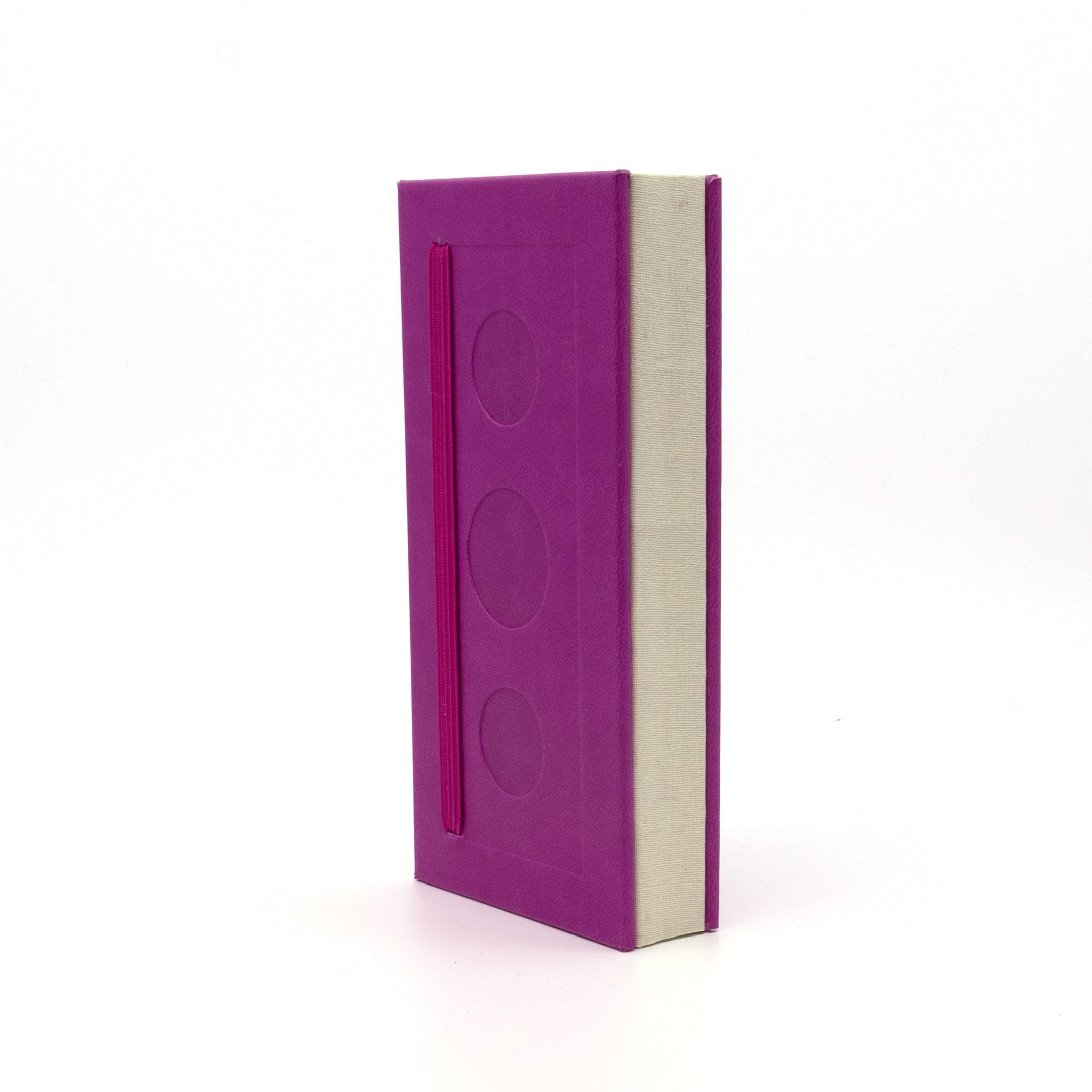 LEGO 1x2 ICONIC LOCKING NOTEBOOK WITH GEL PEN - VIOLET