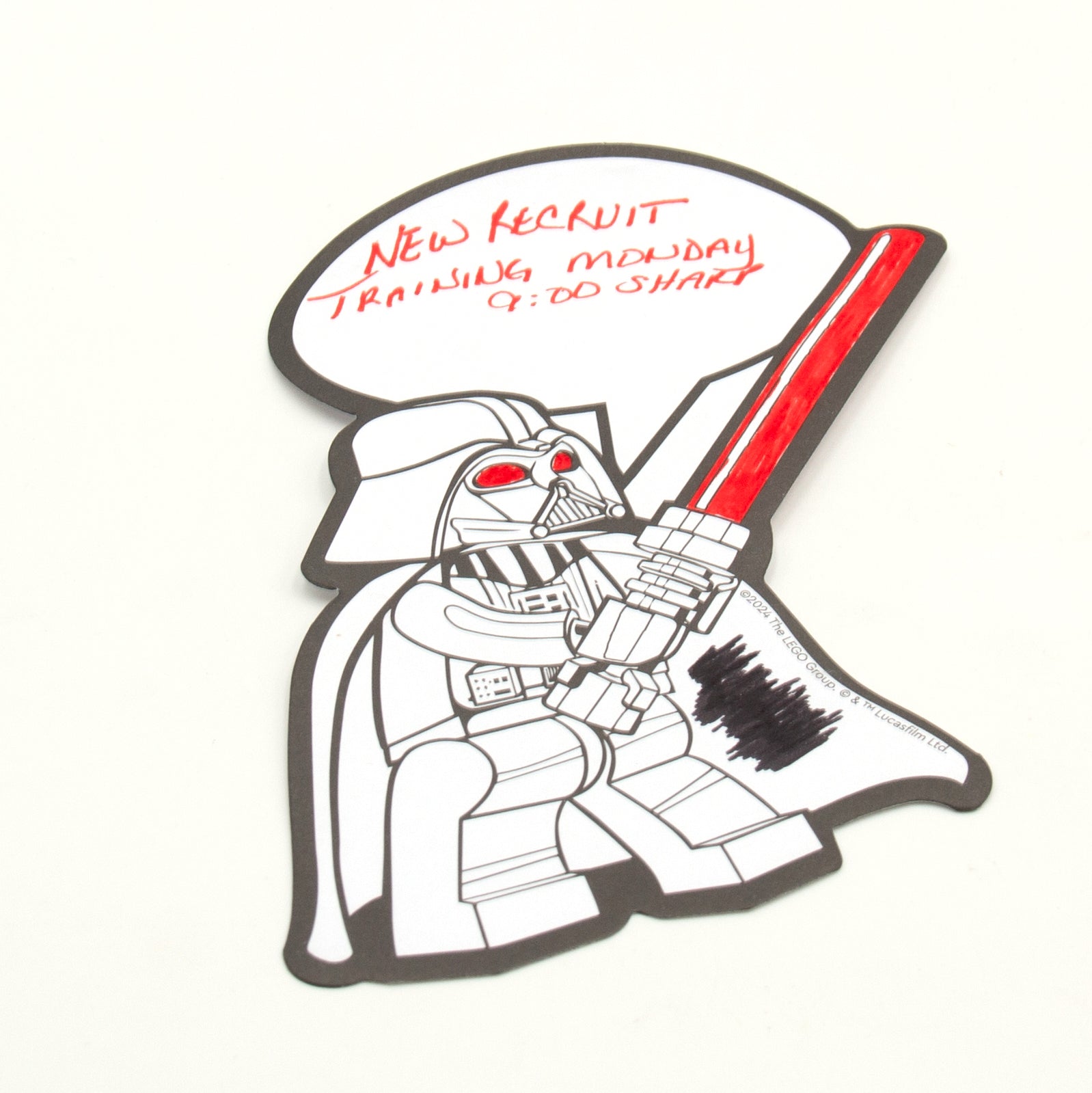 LEGO Star Wars Coloring Sticky Notes Darth Vader
