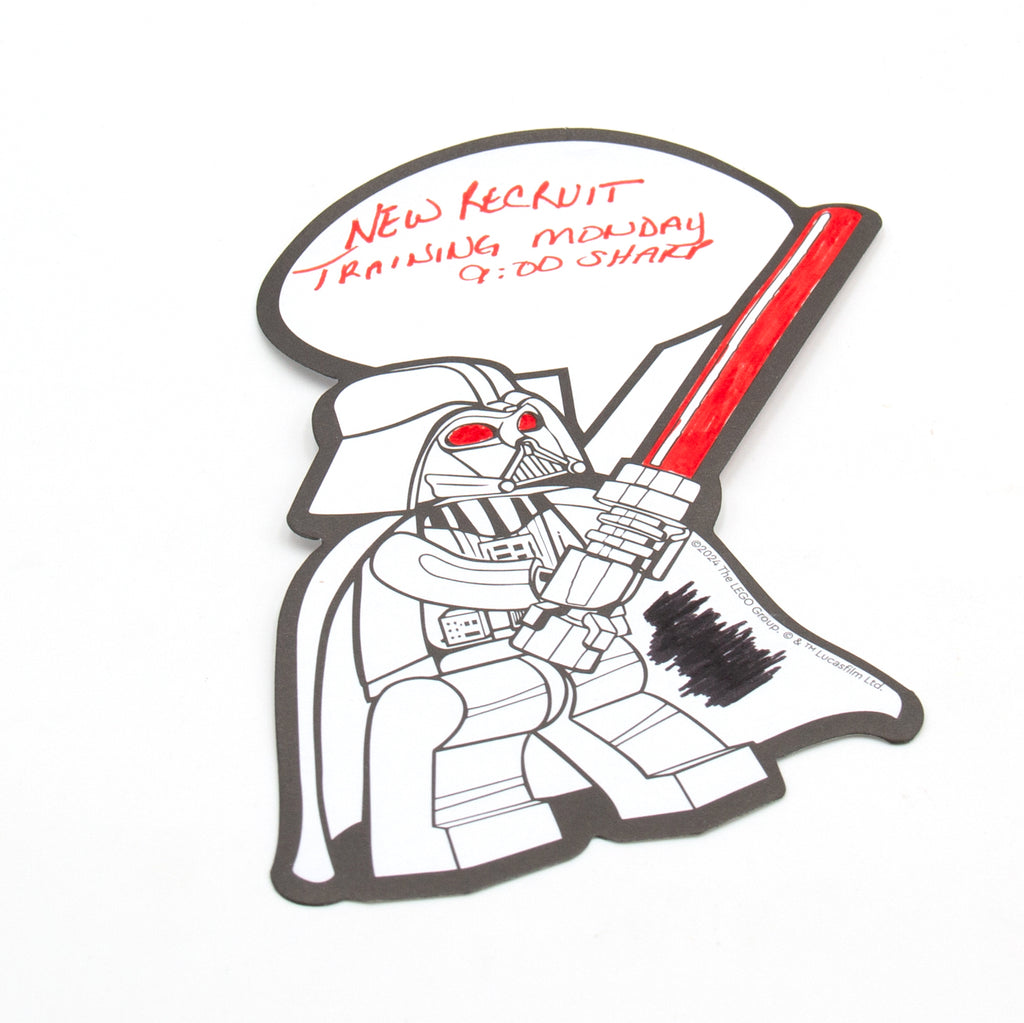 LEGO Star Wars Coloring Sticky Notes Darth Vader