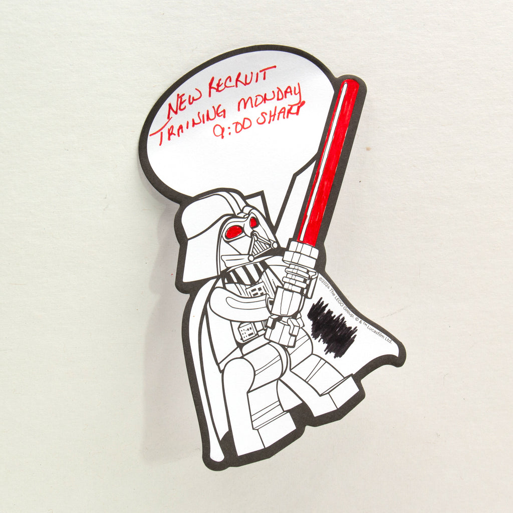 LEGO Star Wars Coloring Sticky Notes Darth Vader