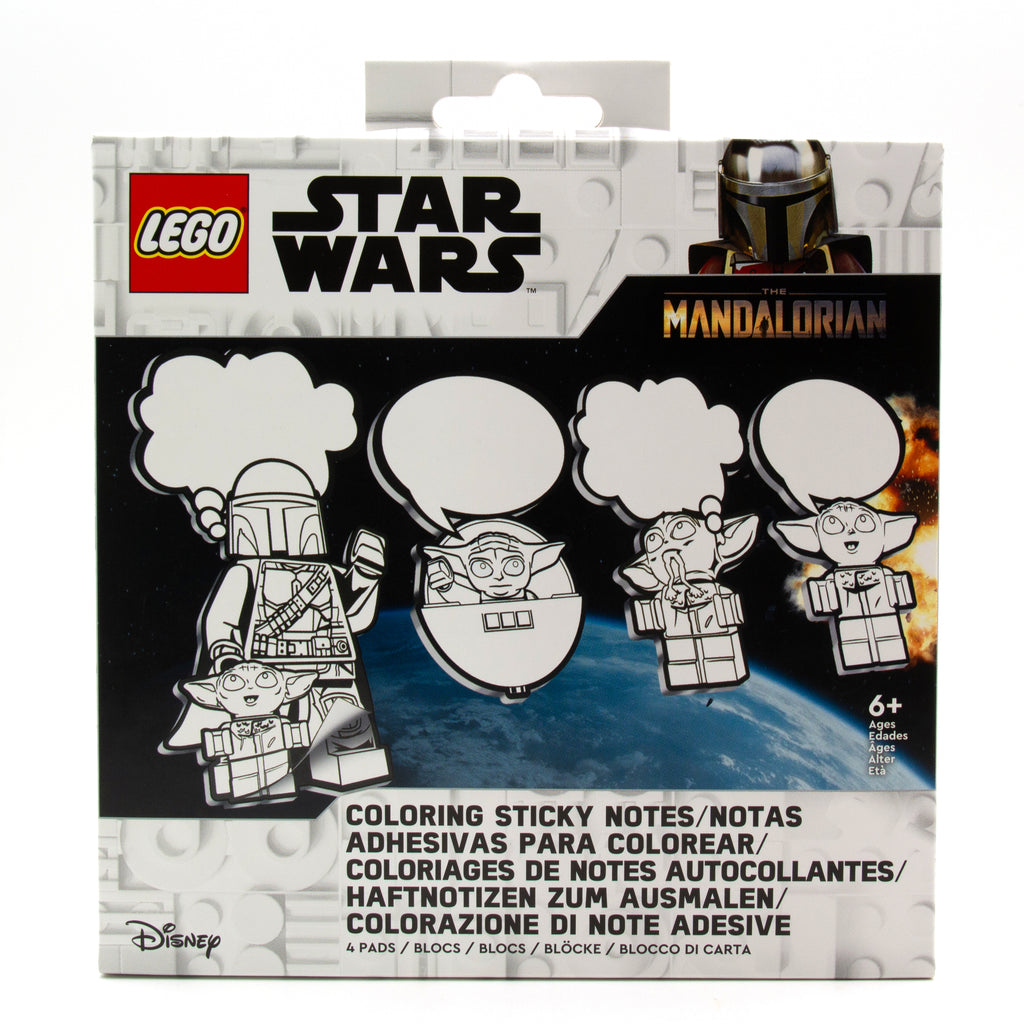 LEGO Star Wars The Mandalorian Coloring Sticky Notes