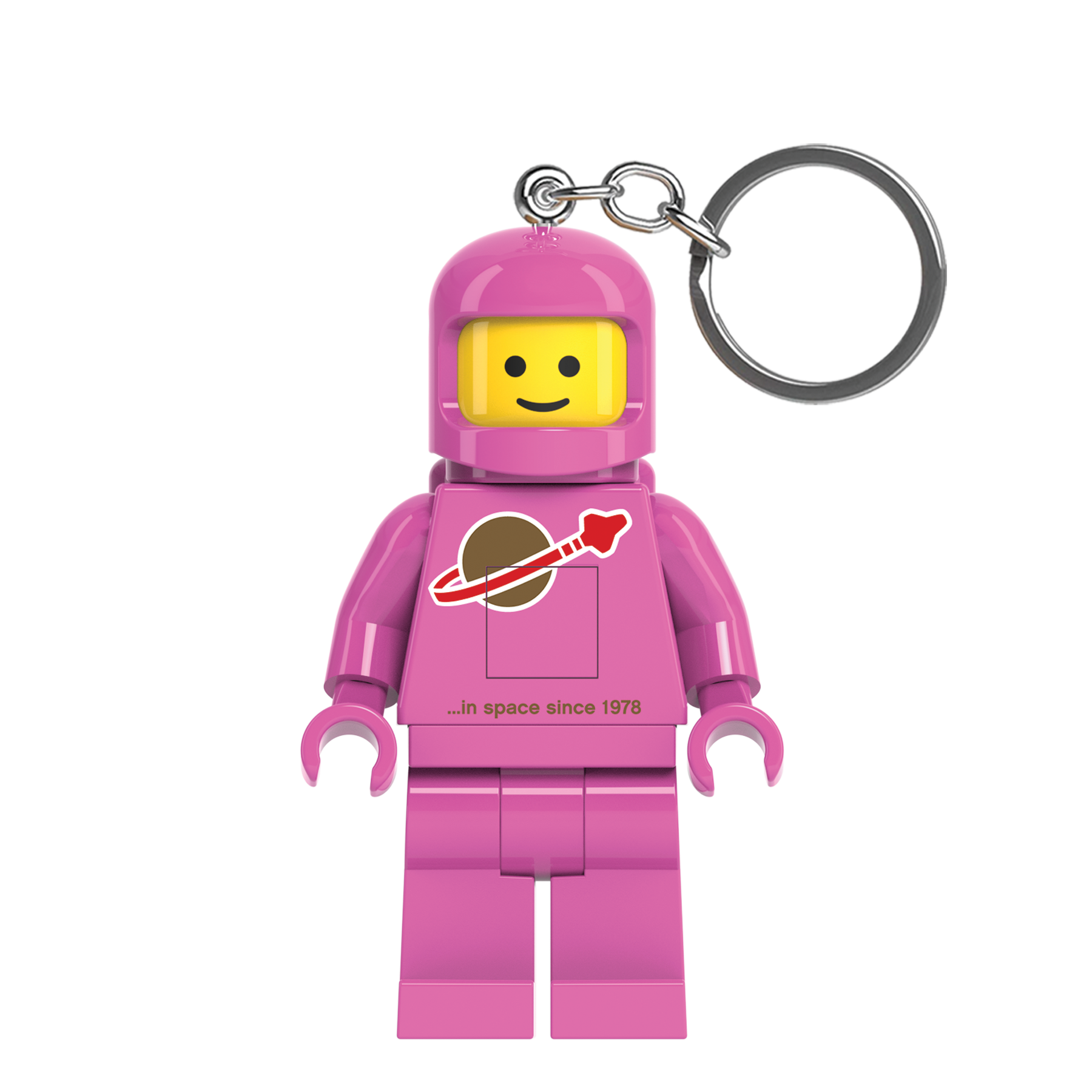 LEGO Spaceman Keychain Light- Pink (SP Pkg)