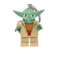LEGO STAR WARS YODA KEYCHAIN LIGHT ON HANG TAG - KE11H