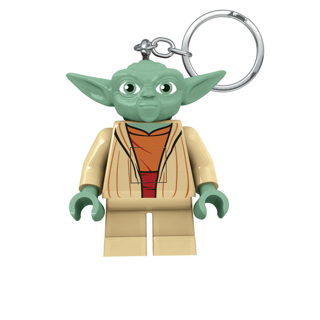 LEGO STAR WARS YODA KEYCHAIN LIGHT ON HANG TAG - KE11H