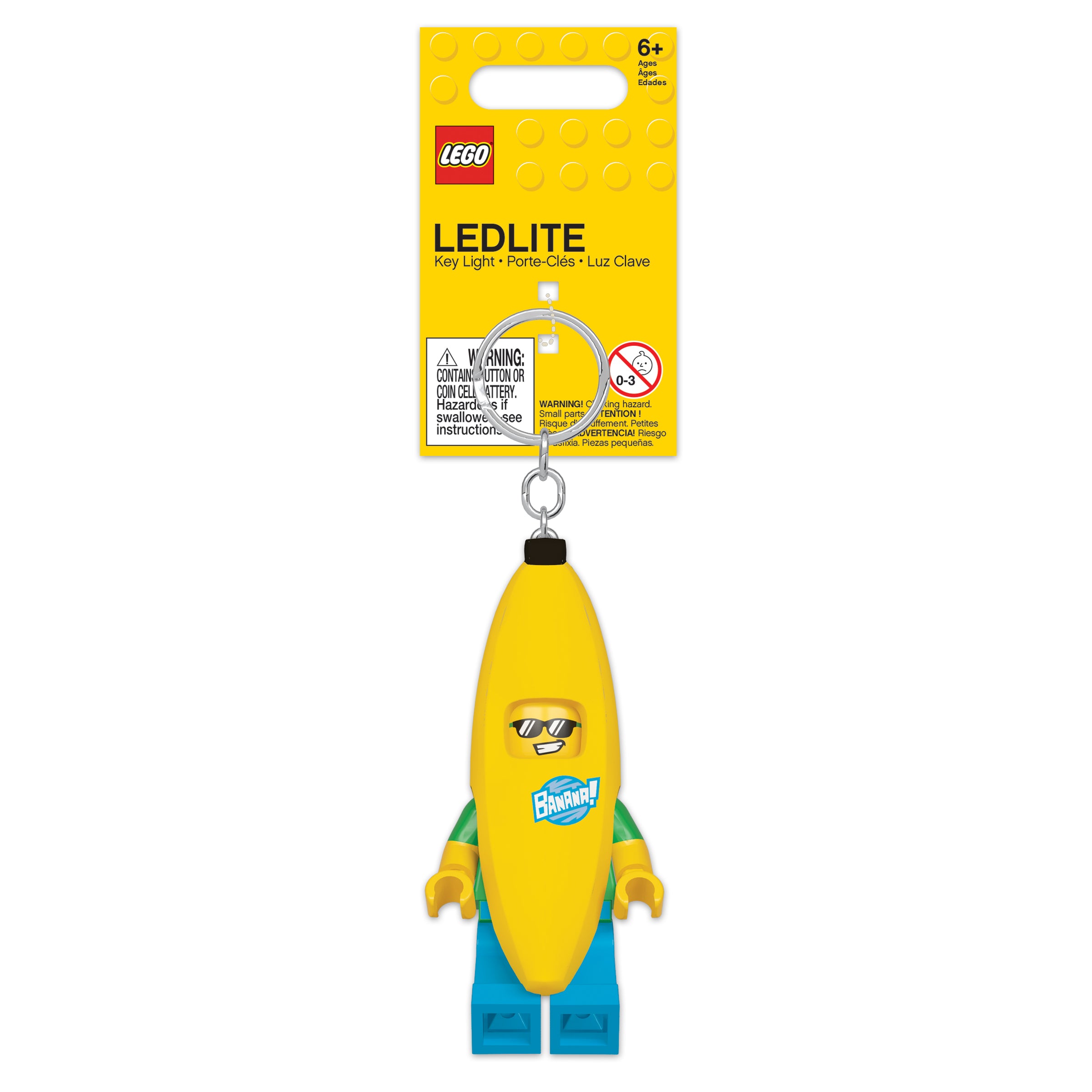 LEGO ICONIC BANANA GUY KEYCHAIN LIGHT
