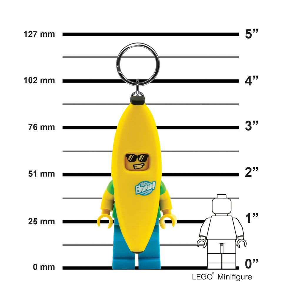 LEGO ICONIC BANANA GUY KEYCHAIN LIGHT