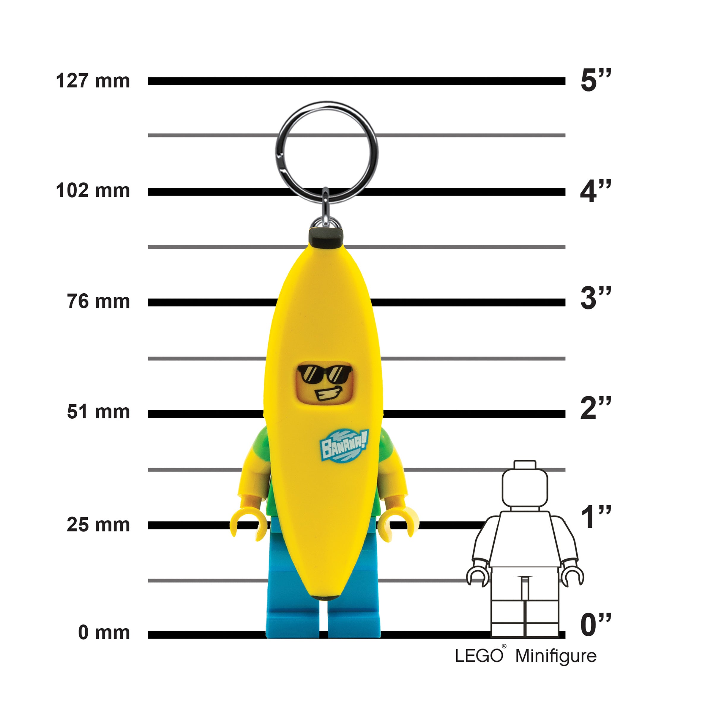 LEGO ICONIC BANANA GUY KEYCHAIN LIGHT