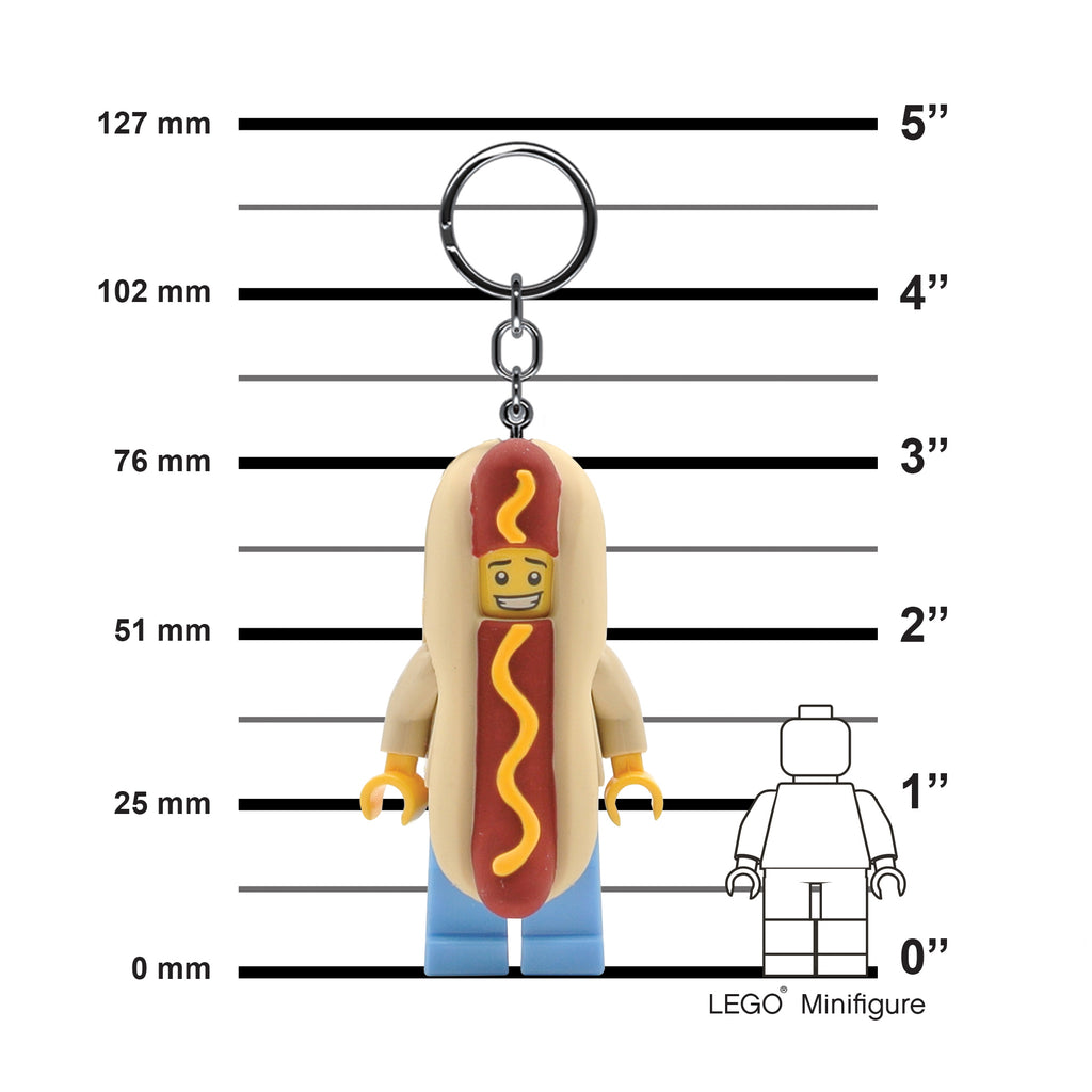 LEGO ICONIC HOT DOG KEYCHAIN LIGHT
