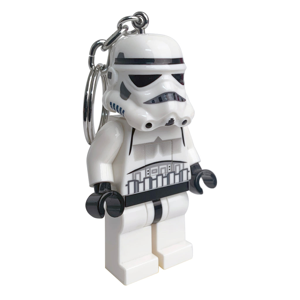 LEGO STAR WARS STORMTROOPER KEYCHAIN LIGHT ON HANG TAG