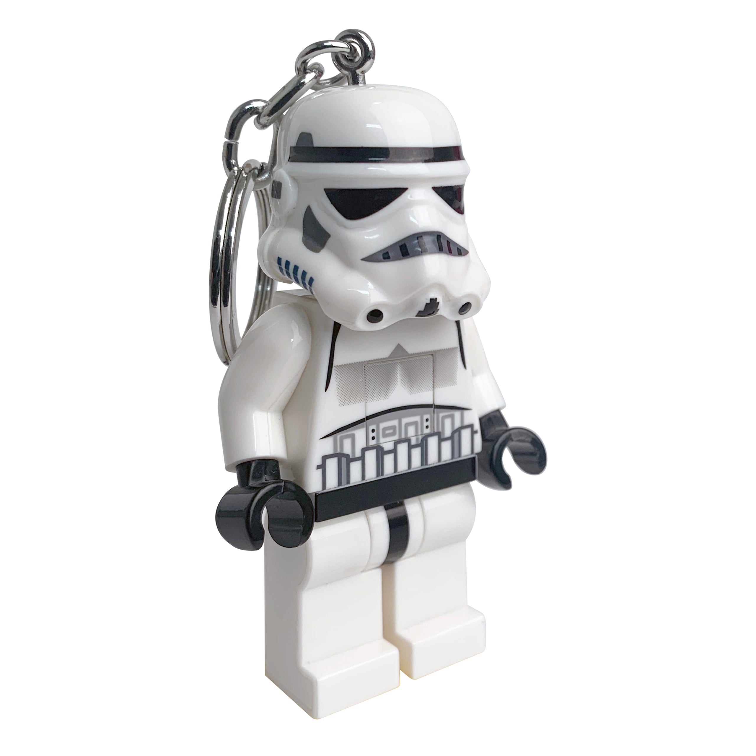 LEGO STAR WARS STORMTROOPER KEYCHAIN LIGHT ON HANG TAG