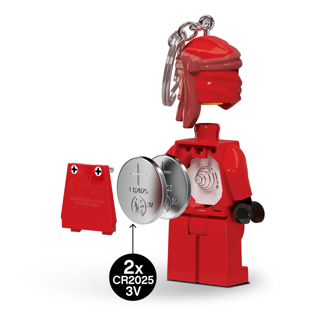 LEGO NINJAGO LEGACY KAI KEYCHAIN LIGHT ON HANG TAG