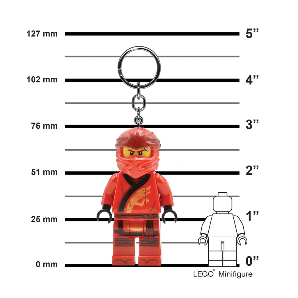 LEGO NINJAGO LEGACY KAI KEYCHAIN LIGHT ON HANG TAG