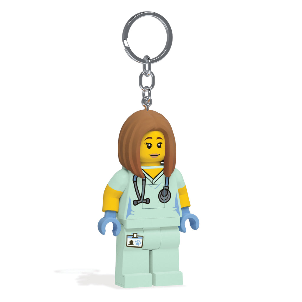 LEGO ICONIC NURSE KEYCHAIN LIGHT - Blue