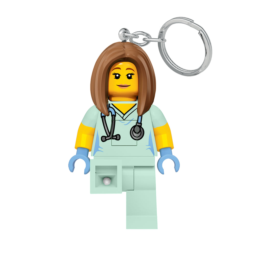 LEGO ICONIC NURSE KEYCHAIN LIGHT - Blue