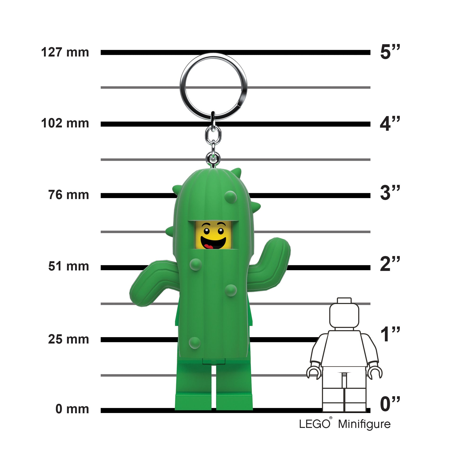 LEGO Minifigures Keychain Light Cactus Boy