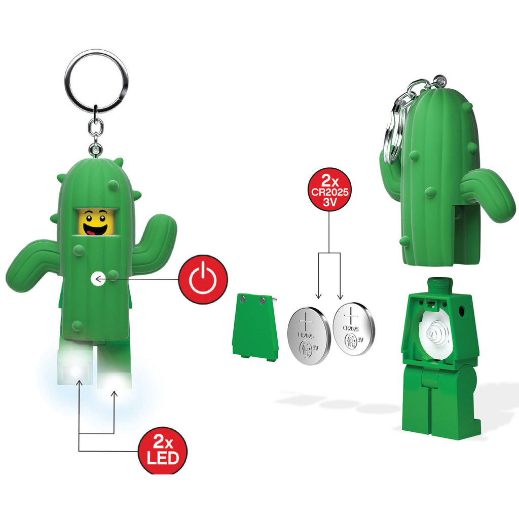 LEGO Minifigures Keychain Light Cactus Boy