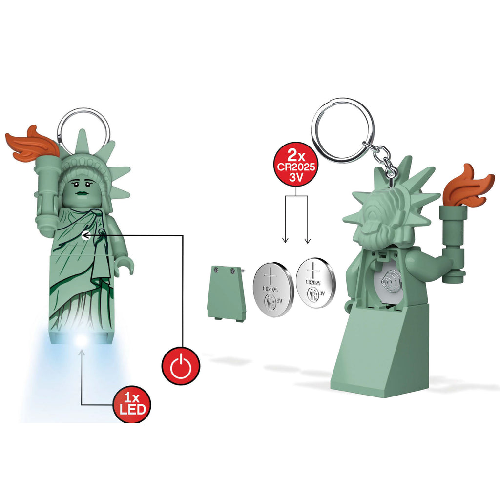 LEGO CLASSIC STATUE OF LIBERTY KEYCHAIN LIGHT