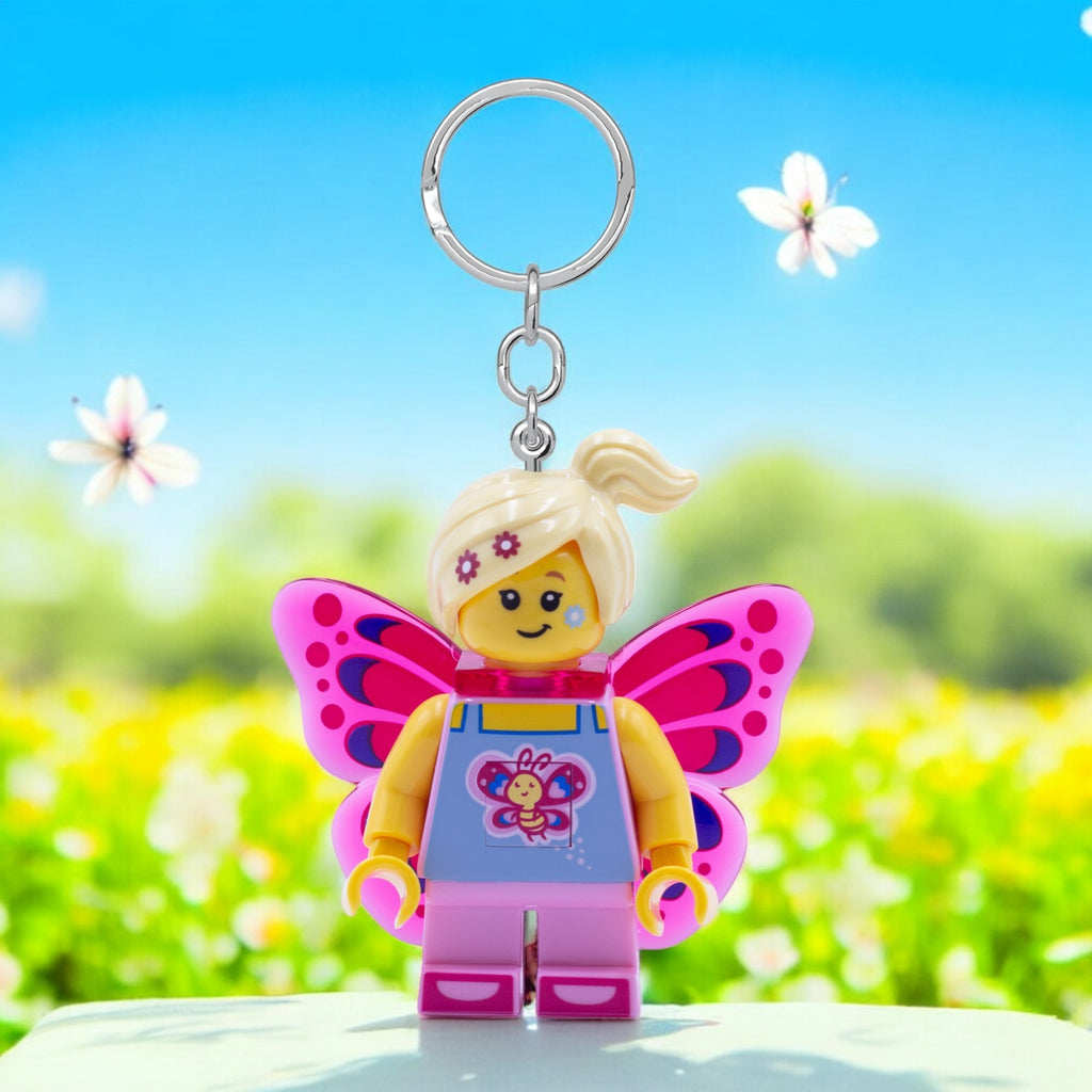 LEGO Minifigures Keychain Light Butterfly Girl