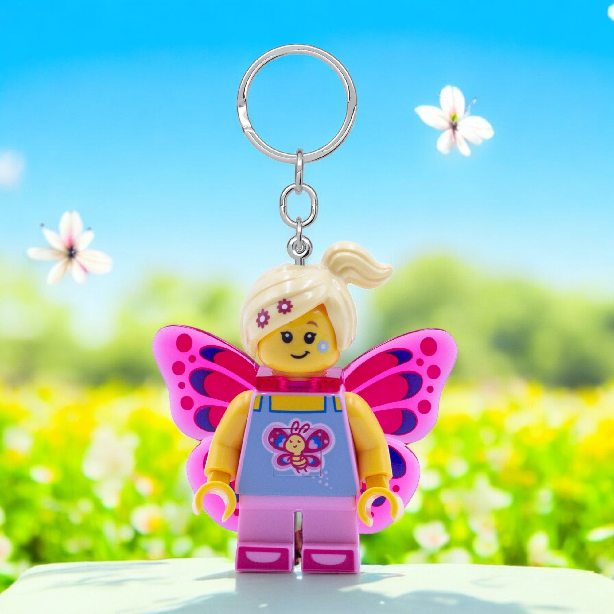 LEGO Minifigures Keychain Light Butterfly Girl