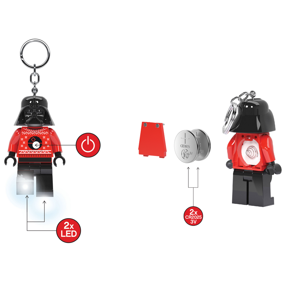 LEGO Star Wars Keychain Light Darth Vader Holiday Sweate