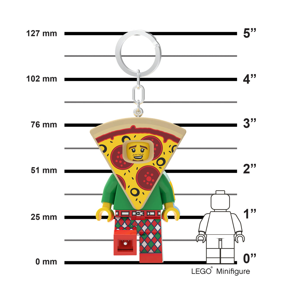 LEGO Minifigures Keychain Light Pizza Guy