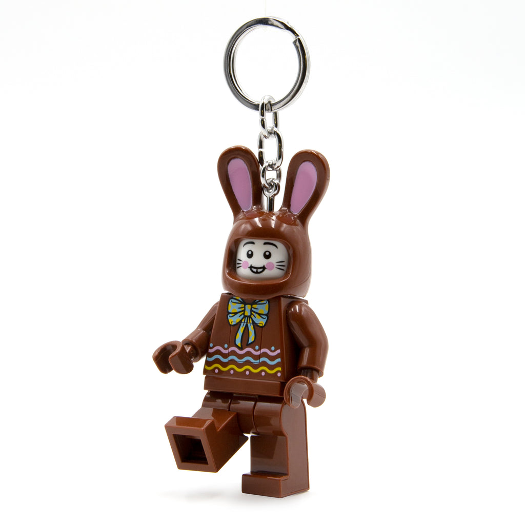 LEGO Minifigures Keychain Light Chocolate Bunny
