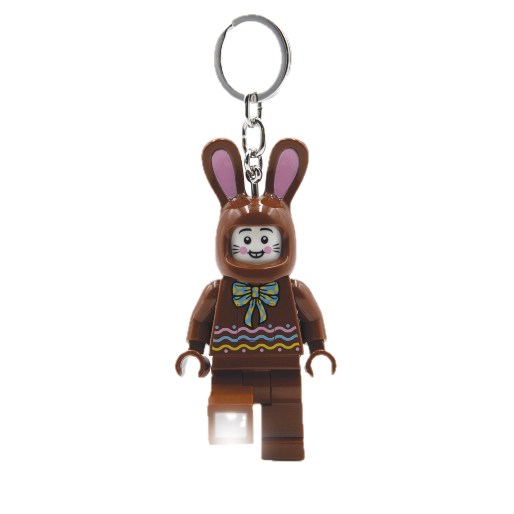 LEGO Minifigures Keychain Light Chocolate Bunny