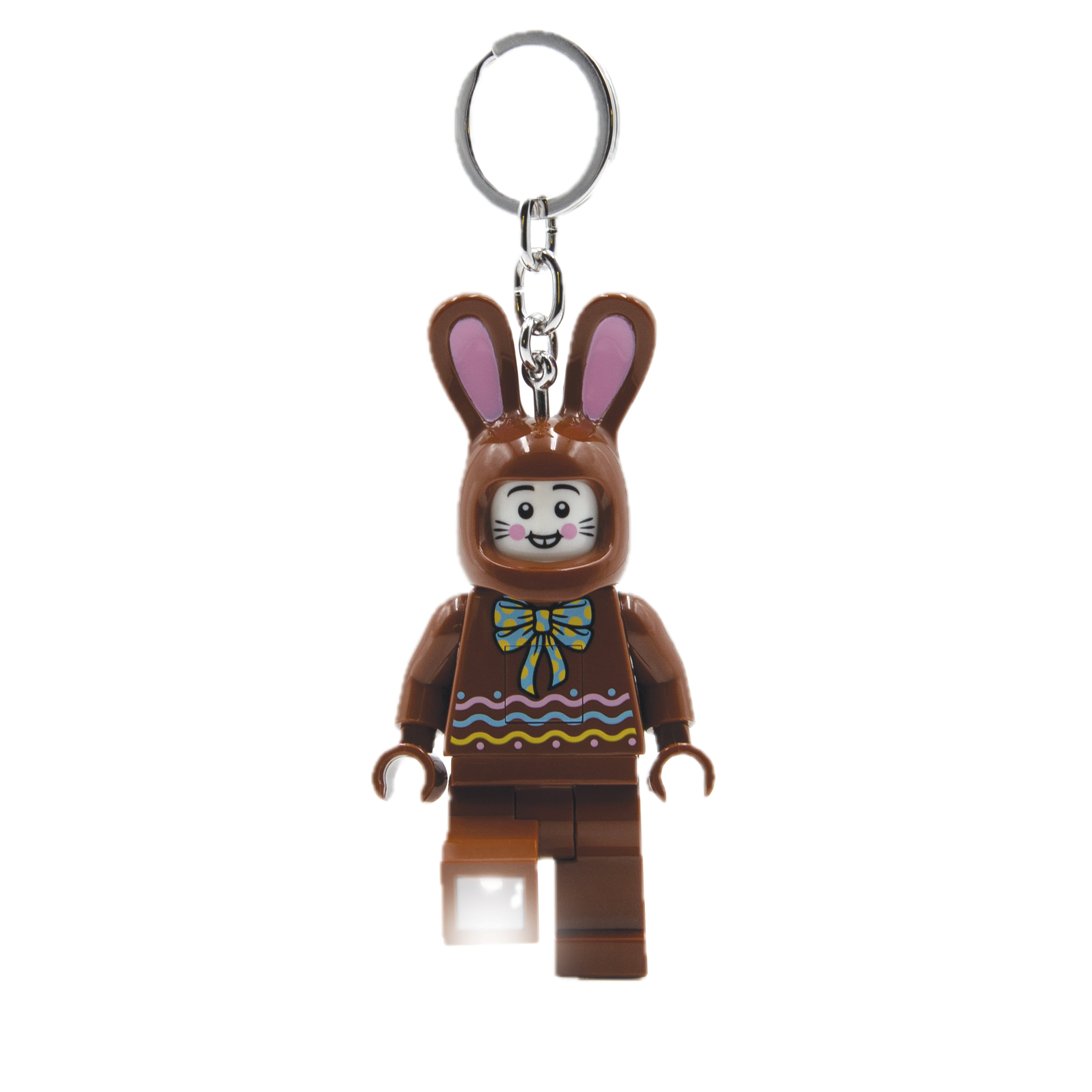 LEGO Minifigures Keychain Light Chocolate Bunny