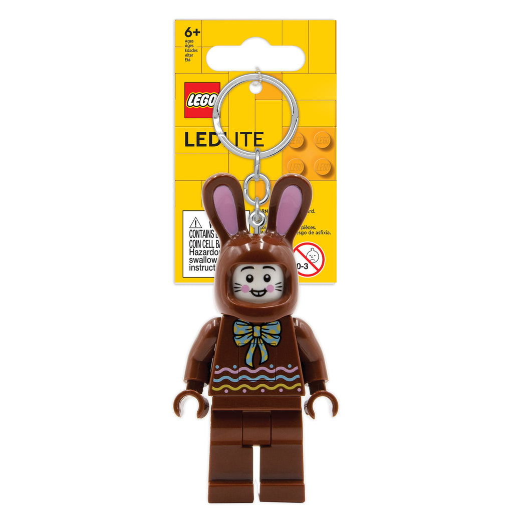 LEGO Minifigures Keychain Light Chocolate Bunny