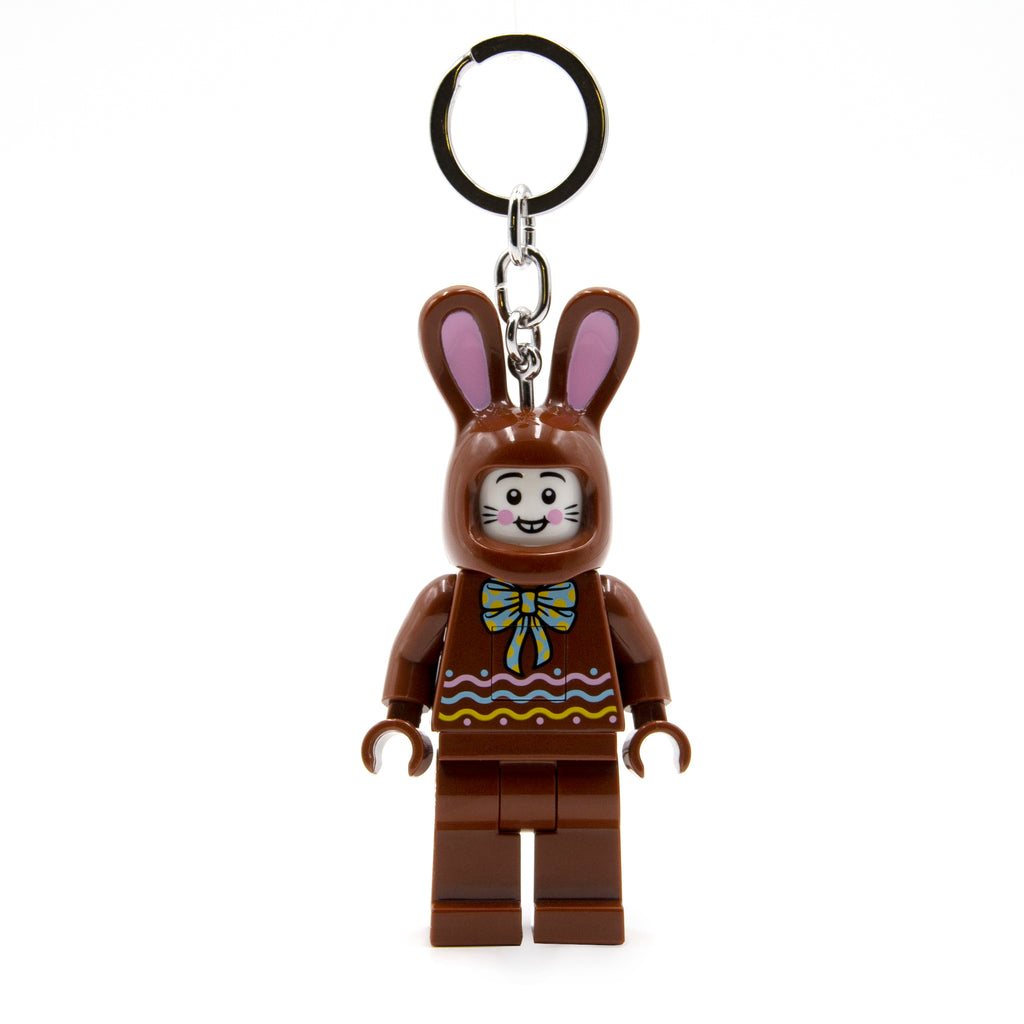 LEGO Minifigures Keychain Light Chocolate Bunny