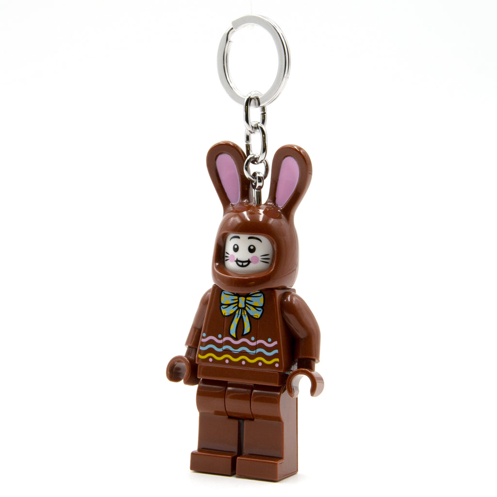 LEGO Minifigures Keychain Light Chocolate Bunny