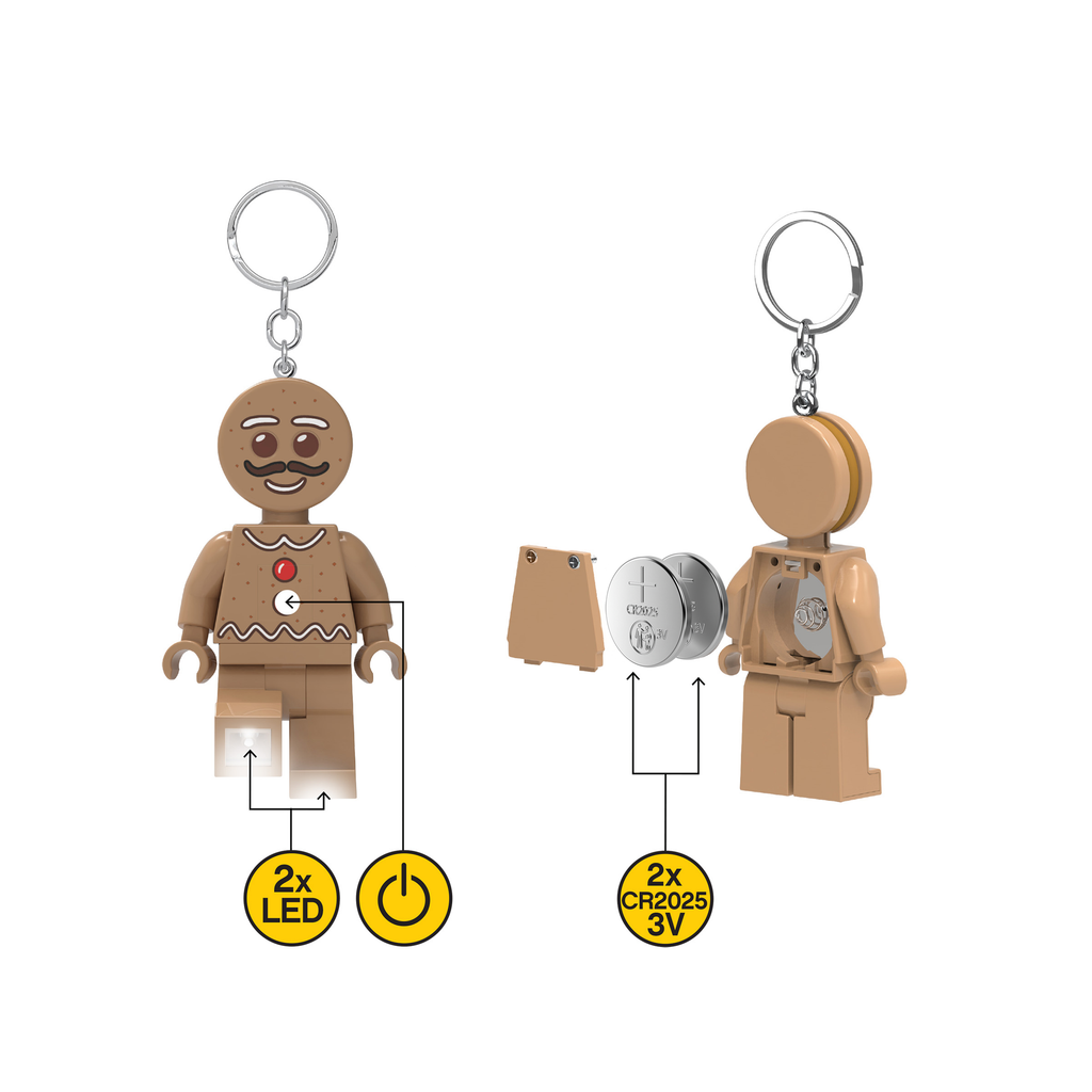 LEGO Minifigures Keychain Light Gingerbread Man