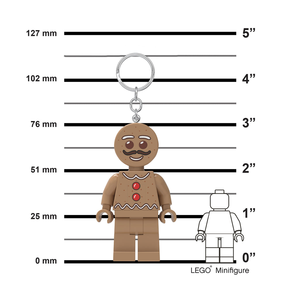 LEGO Minifigures Keychain Light Gingerbread Man