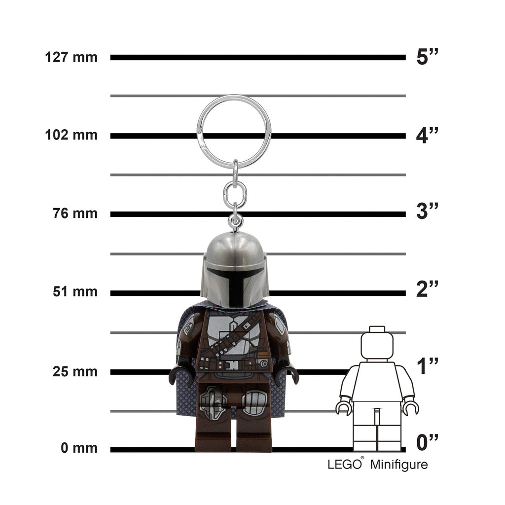 LEGO Star Wars The Mandalorian Keychain Light Mandalorian