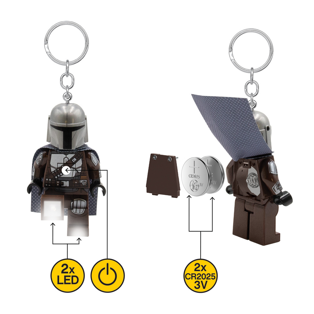 LEGO Star Wars The Mandalorian Keychain Light Mandalorian