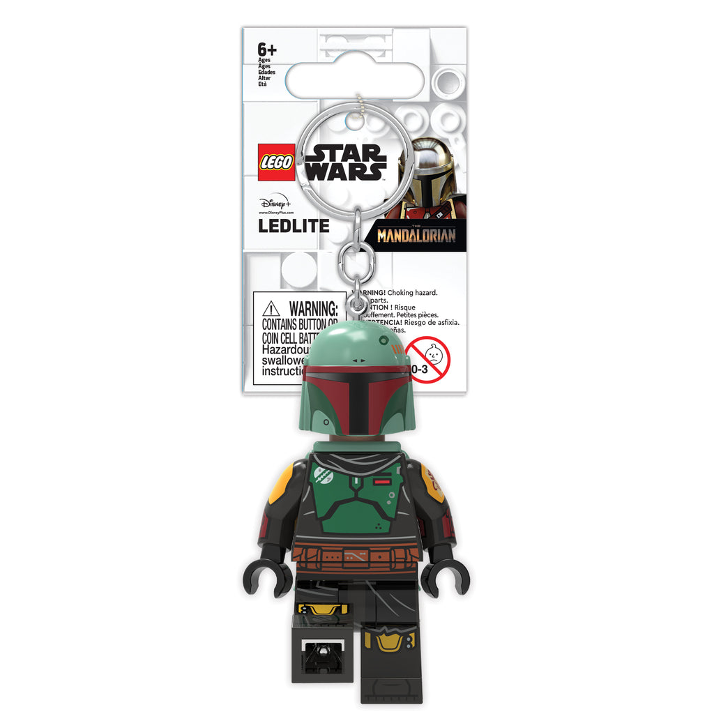 LEGO Star Wars The Mandalorian Keychain Light Boba Fett