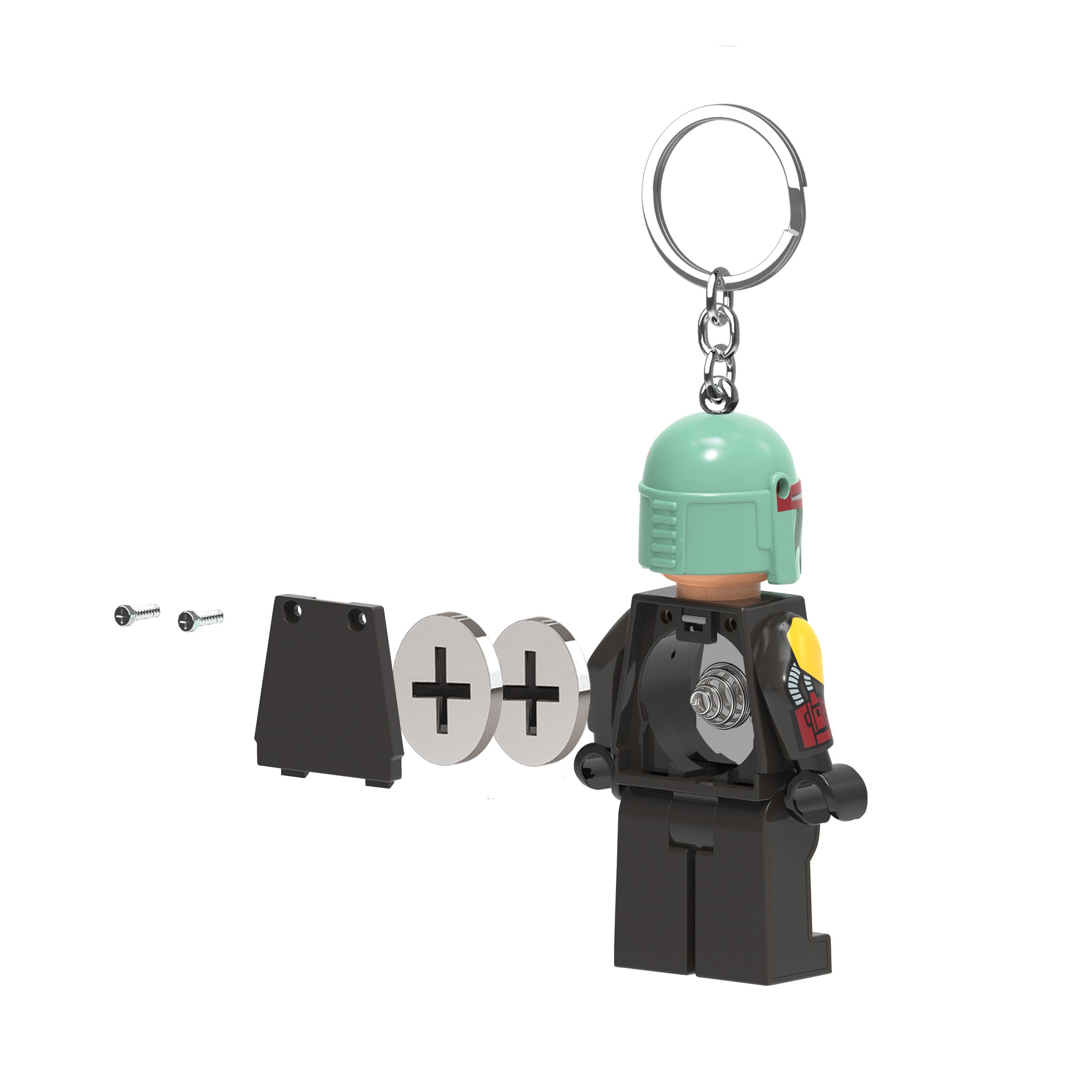LEGO Star Wars The Mandalorian Keychain Light Boba Fett