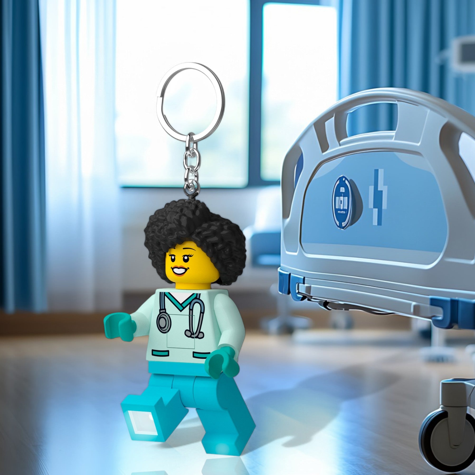 LEGO City Keychain Light Dr. Flieber
