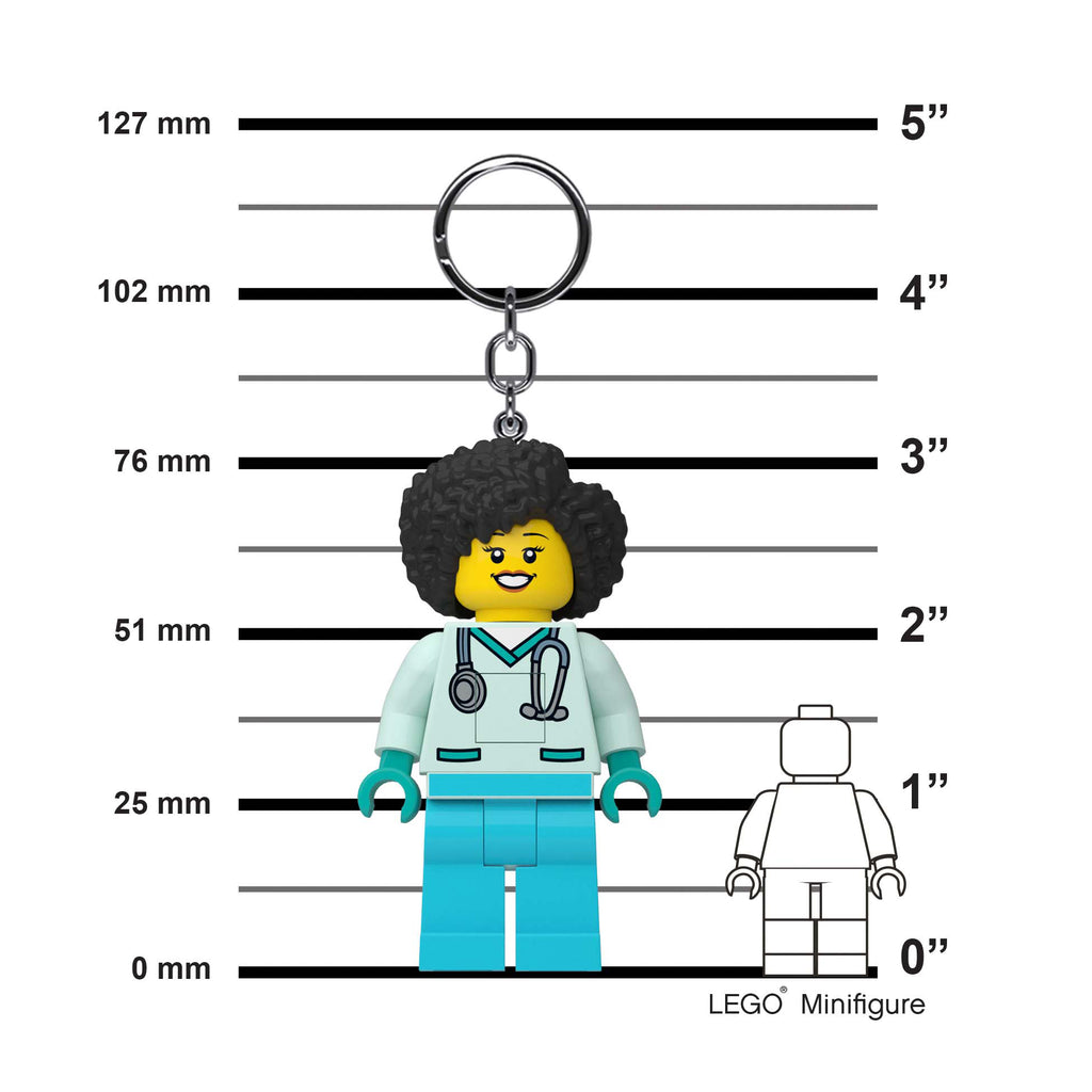 LEGO City Keychain Light Dr. Flieber