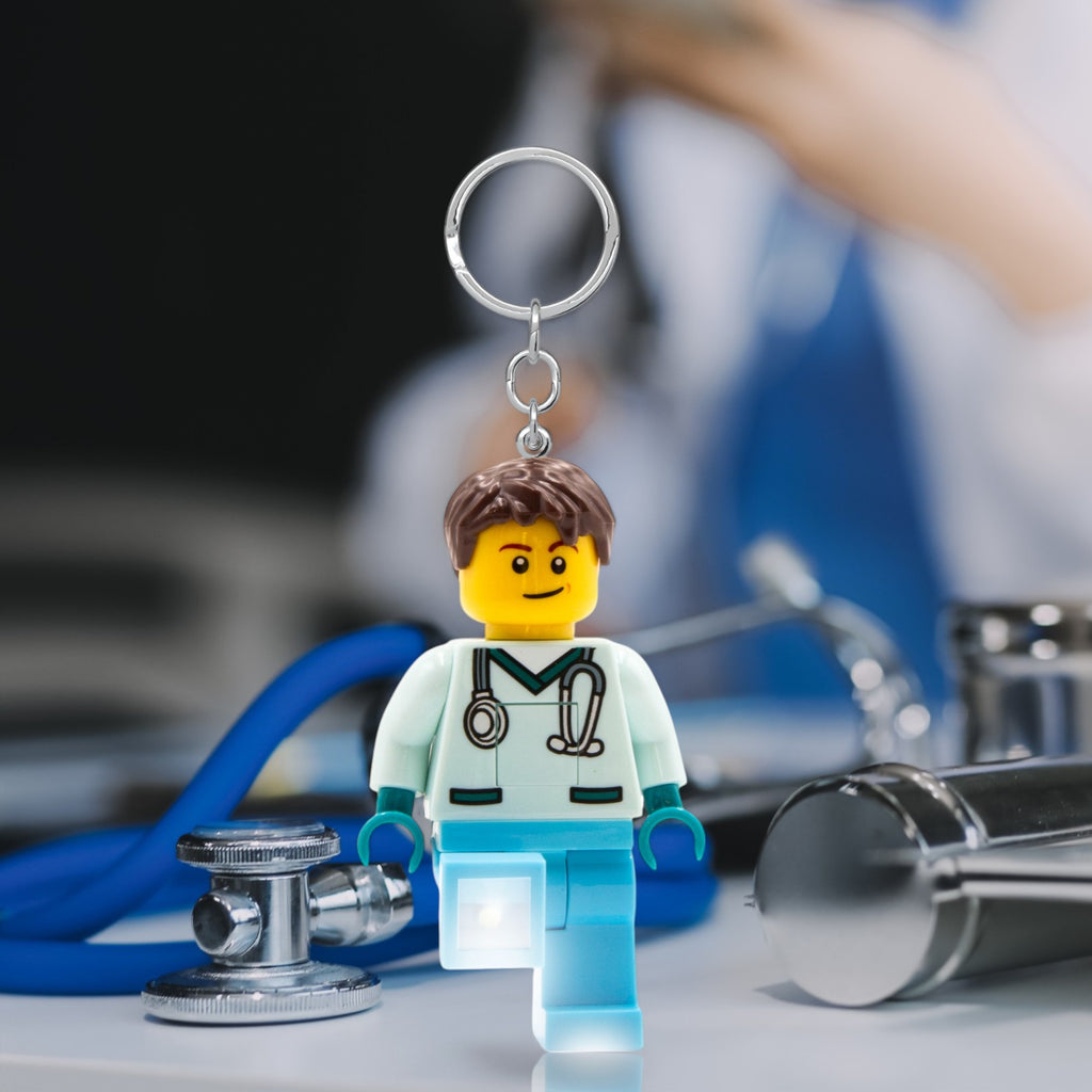 LEGO Minifigures Keychain Light Male Nurse