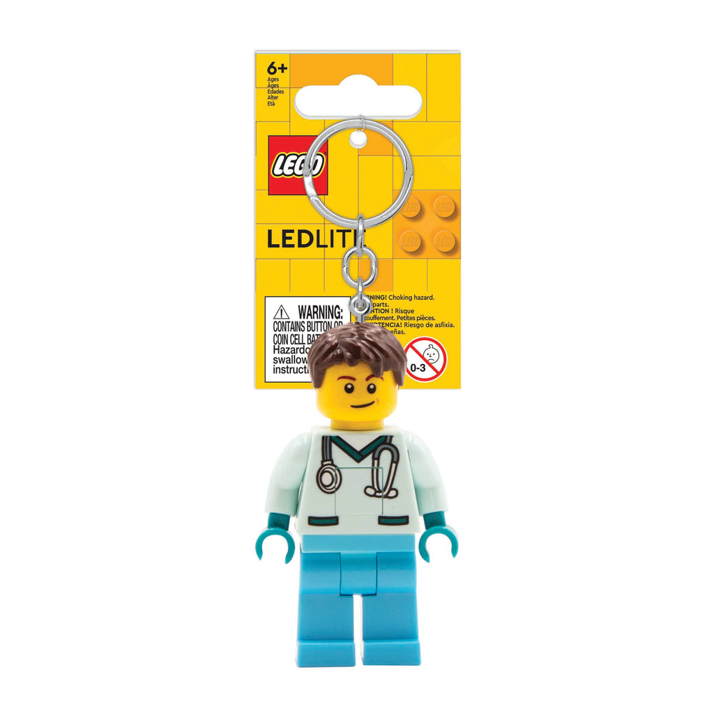 LEGO Minifigures Keychain Light Male Nurse