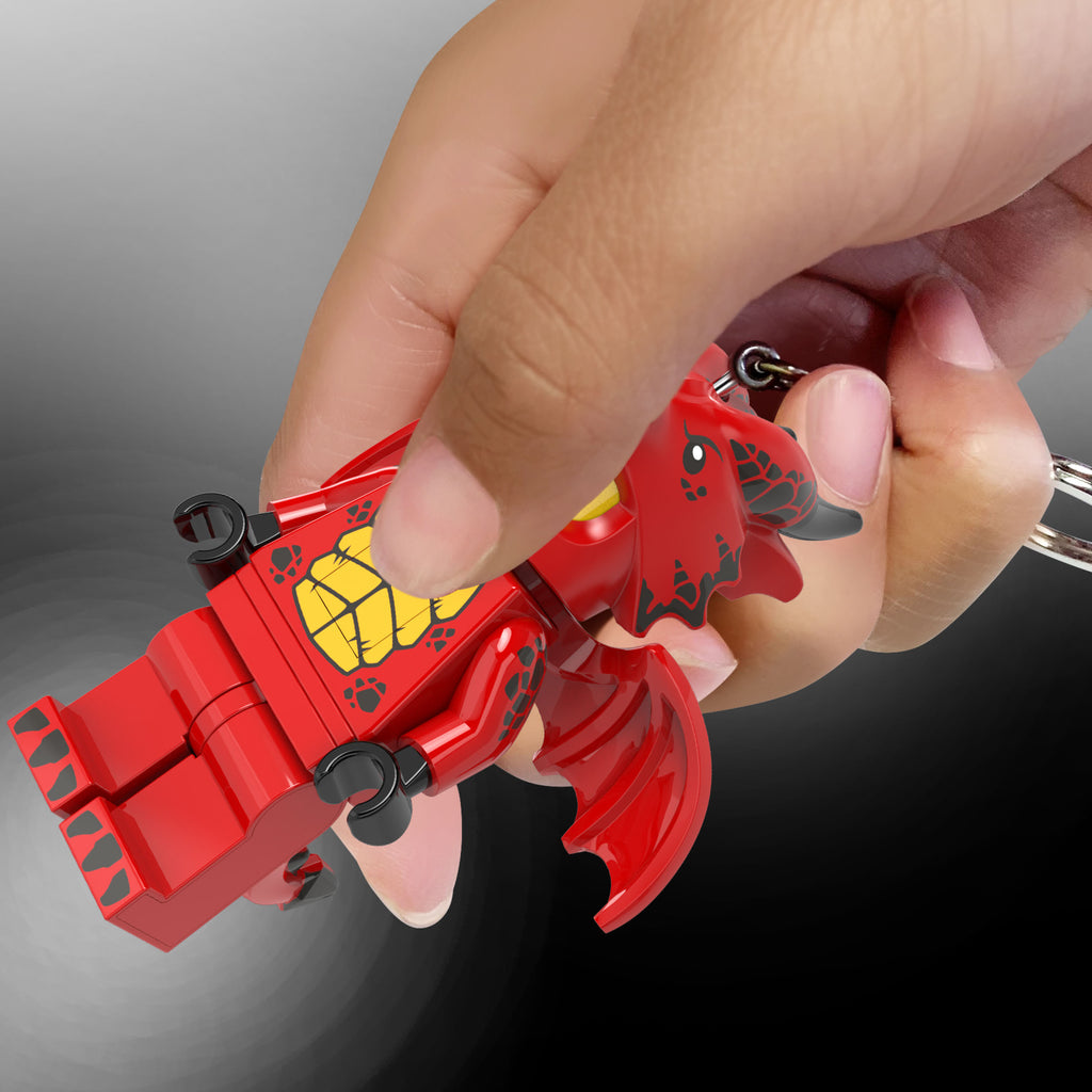 LEGO Minifigures Keychain Red Dragon Suit Guy