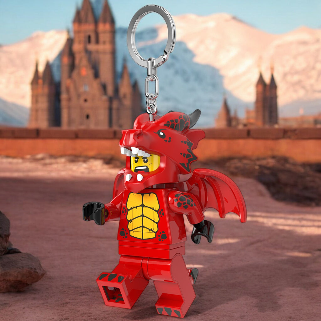 LEGO Minifigures Keychain Red Dragon Suit Guy