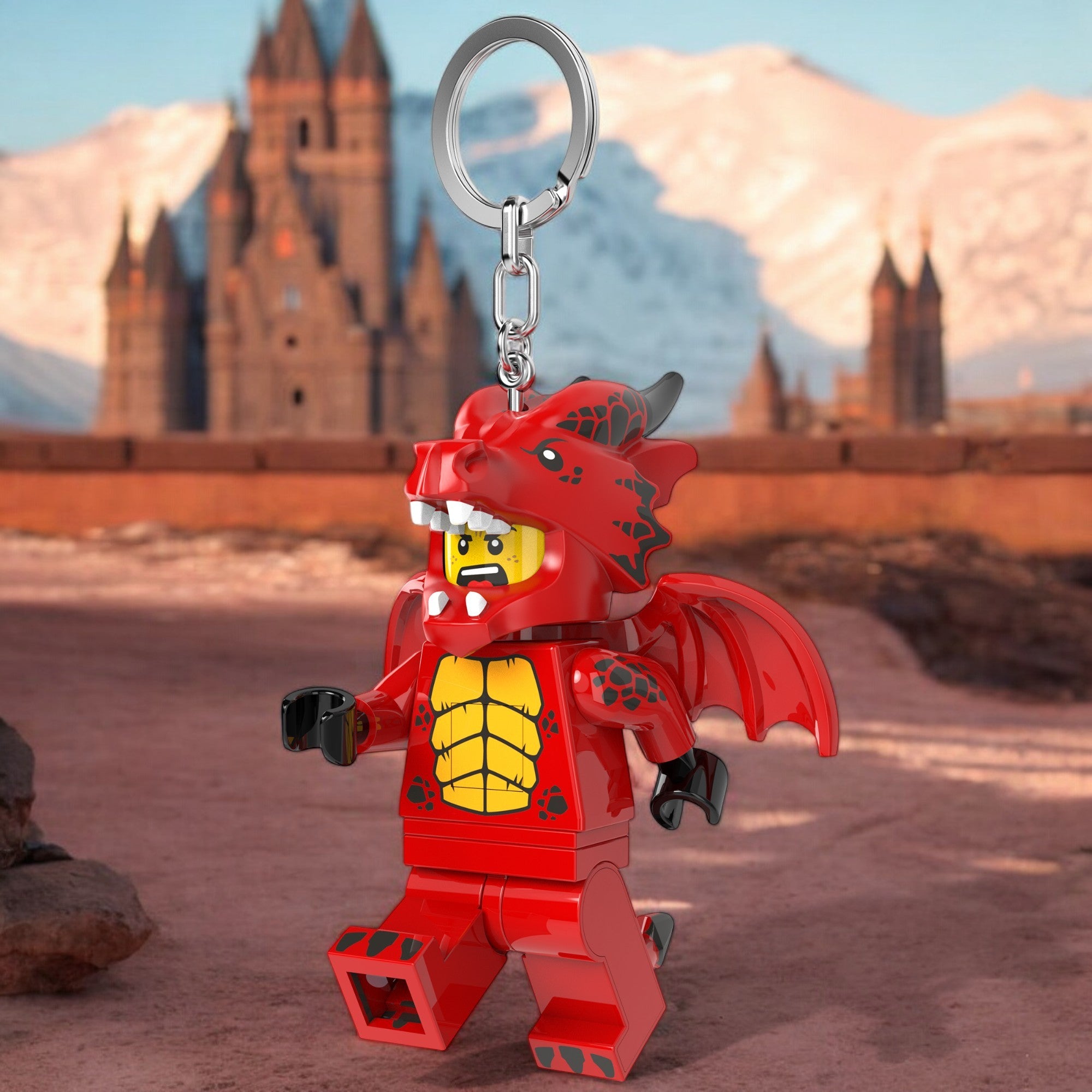 LEGO Minifigures Keychain Red Dragon Suit Guy